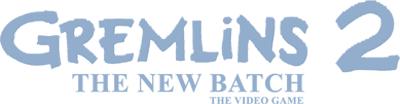 Gremlins 2 logo for GameBoy